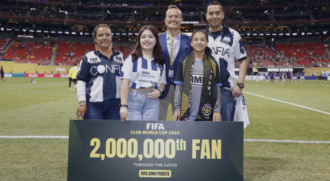 幸運(yùn)降臨！FIFA贈票世俱杯，贈四張門票給第200萬位觀眾。