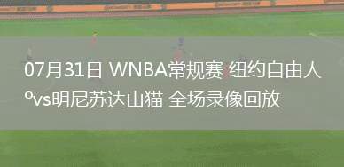 07月31日 WNBA常規(guī)賽 紐約自由人vs明尼蘇達山貓 全場錄像回放